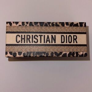 NIB DIOR Mitzvah Lipstick Case WITH NEW Dior Lipstick Nude Fauve 424 in Satin.